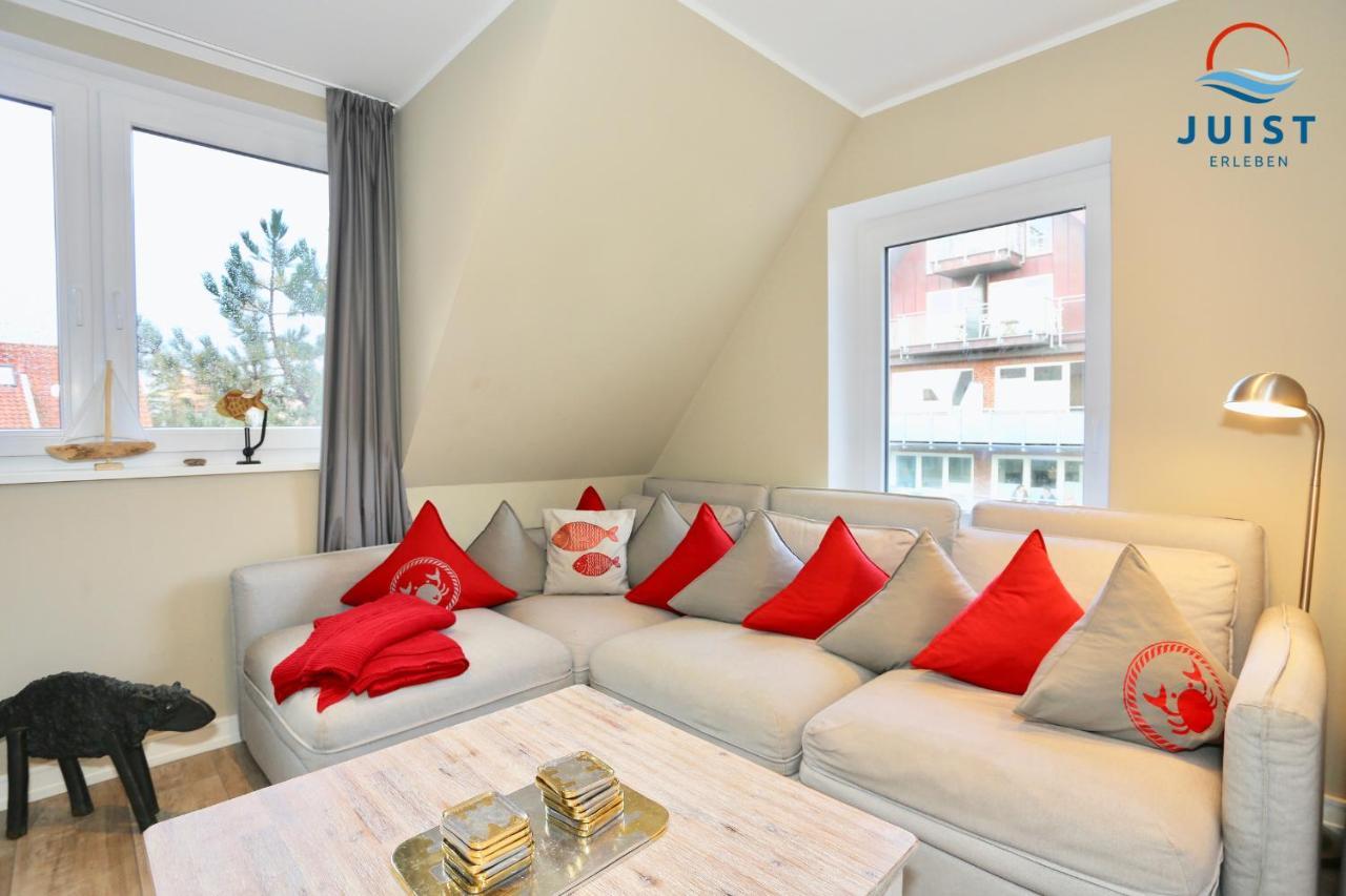 Haus Achterhus 213 - Wohnung 13 "Rote Krabbe" Juist Bagian luar foto